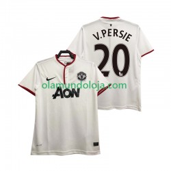 Camisola Manchester United V PERSIE 20 2013 2014 Retro Homem Equipamento Terceiro Manga Curta
